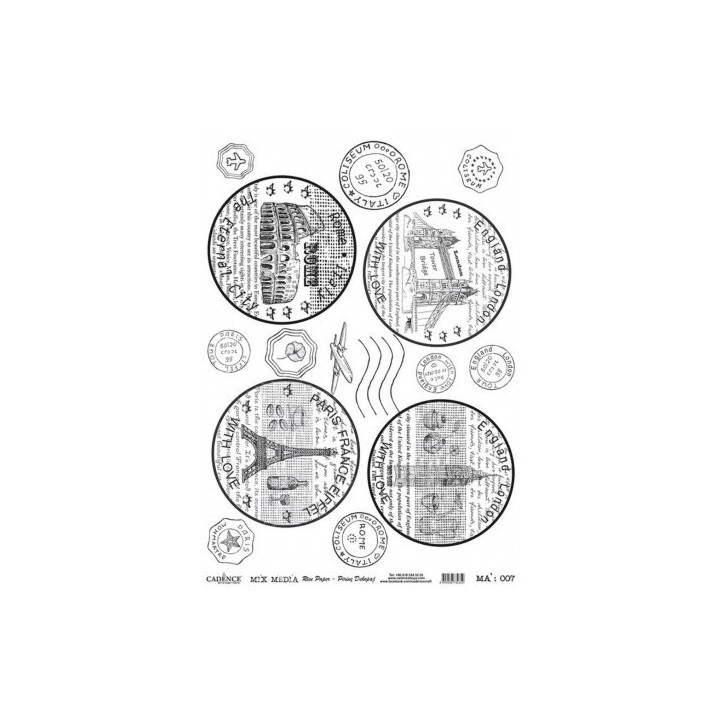copy of Papel de arroz esfera reloj